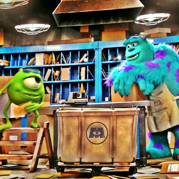 Like Mike and Sully in 'Monster's University'! Source: flickr